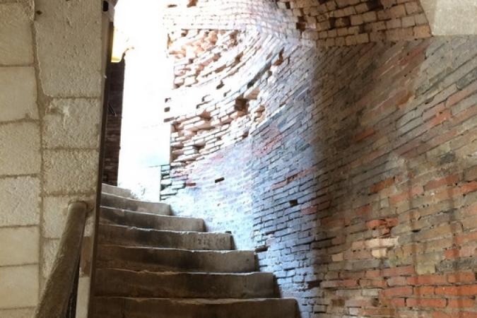 Fort Boyard 2017 - Escalier d'accès à la terrasse (03/05/2017)