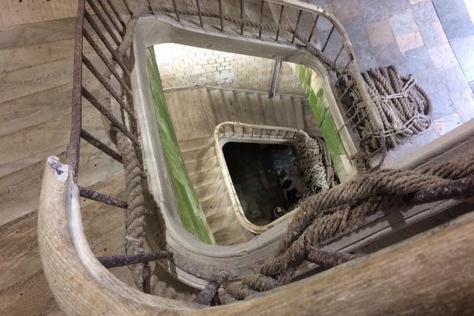 Fort Boyard 2017 - L'un des grands escaliers du fort (31/05/2017)