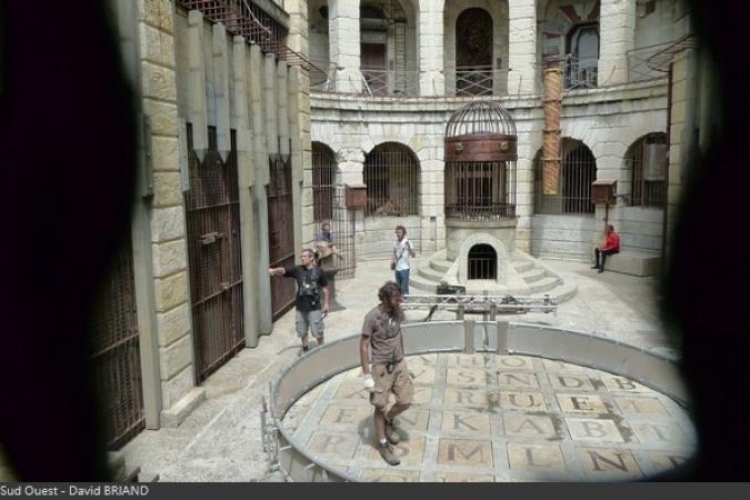 Fort Boyard 2017 - Montage de la Cerce dans la Salle du Trésor (02/06/2017)