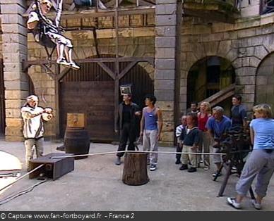 Fort Boyard - Catapulte avec mise en scène ''corde'' (1996-2004 et 2013)