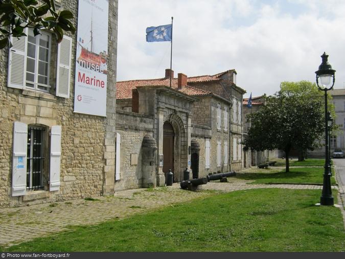 La façade du Musée de la Marine de Rochefort