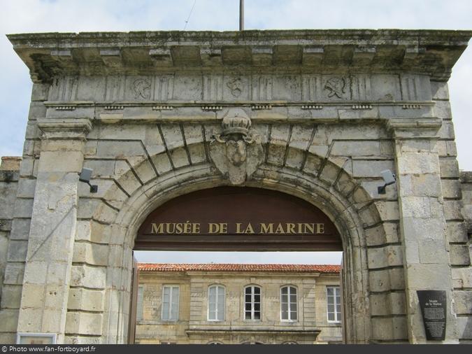 L'entrée du Musée de la Marine de Rochefort