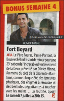 Fort Boyard 2012 dans Télé 2 semaines n°221