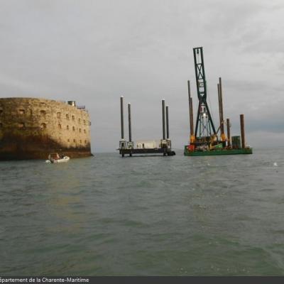 Remplacement de la plate-forme de Fort Boyard (2015)