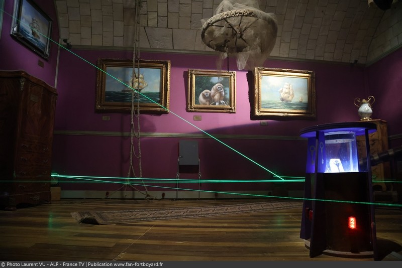 Fort Boyard 2022 - L'épreuve du Museum avec les lasers de l'émission 1