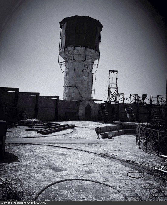 Fort Boyard 2022 - Installation sur la terrasse avant les tournages (30/04/2022)