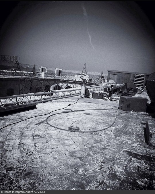 Fort Boyard 2022 - Installation sur la terrasse avant les tournages (30/04/2022)