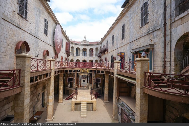 Fort Boyard 2023 - La nouvelle cour intérieure