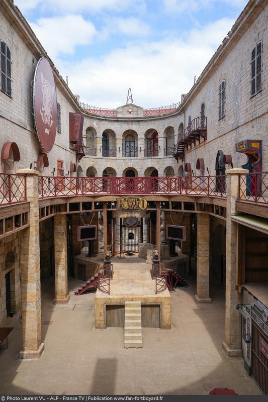 Fort Boyard 2023 - La nouvelle cour intérieure