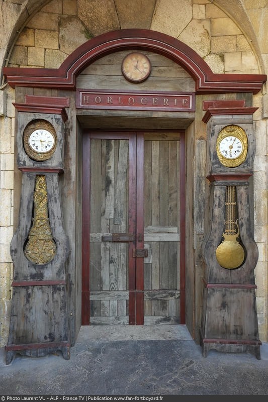 Fort Boyard 2023 - La porte de la nouvelle épreuve de l'Horlogerie