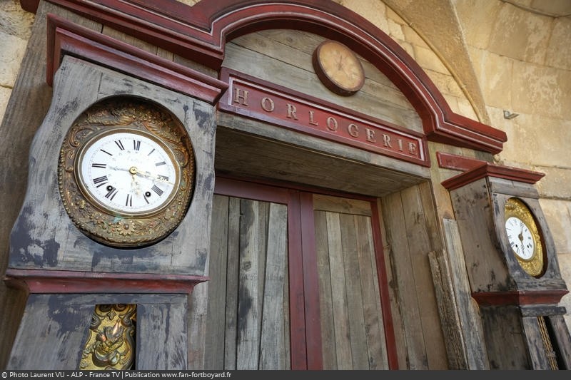 Fort Boyard 2023 - La porte de la nouvelle épreuve de l'Horlogerie