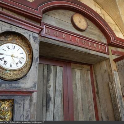 Fort Boyard 2023 - La porte de la nouvelle épreuve de l'Horlogerie