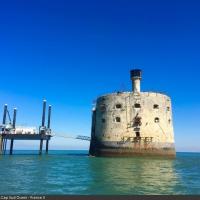 Tournage de Cap Sud Ouest au Fort Boyard (le 5 juin 2016 à 12h55 sur France 3)