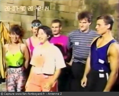 Les Clés de Fort Boyard 1990 - Équipe 4 - Nathalie Frassati (28/07/1990)