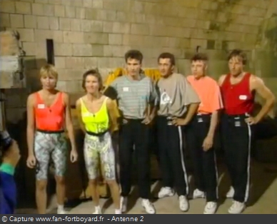 Les Clés de Fort Boyard 1990 - Équipe 5 - Brigitte Vigneron (04/08/1990)