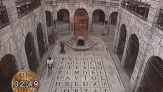 Fort Boyard 1991 : La Salle du Trésor et la Fontaine à Boyards