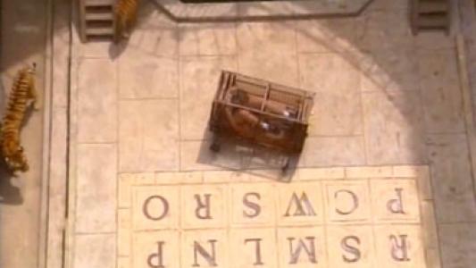 Fort Boyard 1997 : La séquence de la Cage aux tigres pour la 7e clé