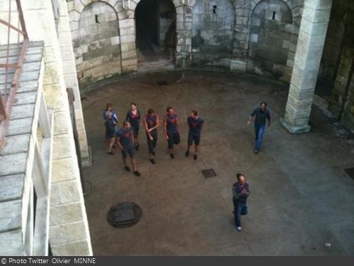 Fort Boyard 2011 - Les candidats lors des tournages