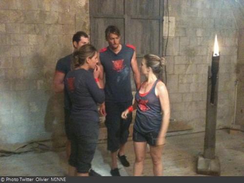 Fort Boyard 2011 - Les candidats lors des tournages