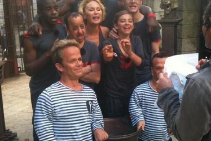 Fort Boyard 2011 - Les candidats lors des tournages