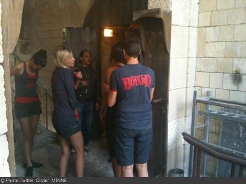 Fort Boyard 2011 - Les candidats lors des tournages