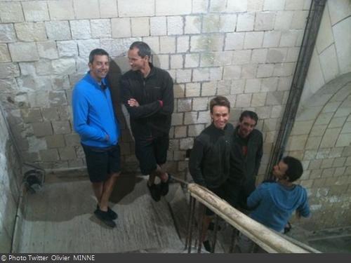 Fort Boyard 2011 - Les candidats lors des tournages