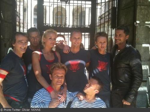 Fort Boyard 2011 - Les candidats lors des tournages