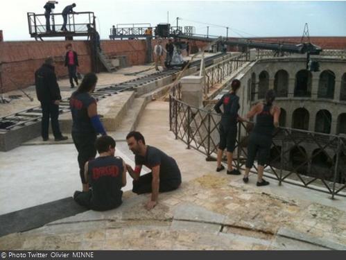 Fort Boyard 2011 - Les candidats lors des tournages