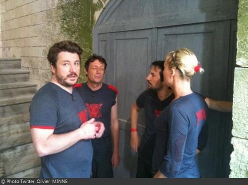 Fort Boyard 2011 - Les candidats lors des tournages