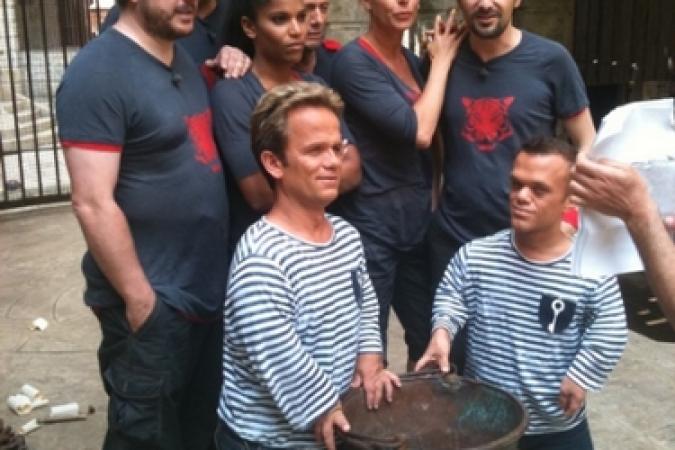 Fort Boyard 2011 - Les candidats lors des tournages