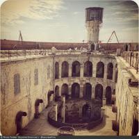 Fort Boyard 2013 : Vue de la cour intérieure (07/05/2013)