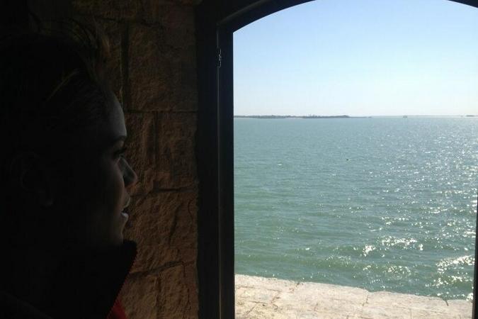 Fort Boyard 2013 : Vue depuis une fenêtre du Fort Boyard (03/06/2013)