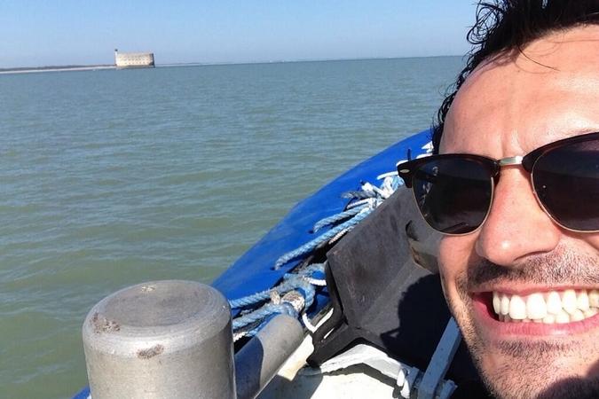 Fort Boyard 2013 : Willy Rovelli arrive au Fort (05/06/2013)