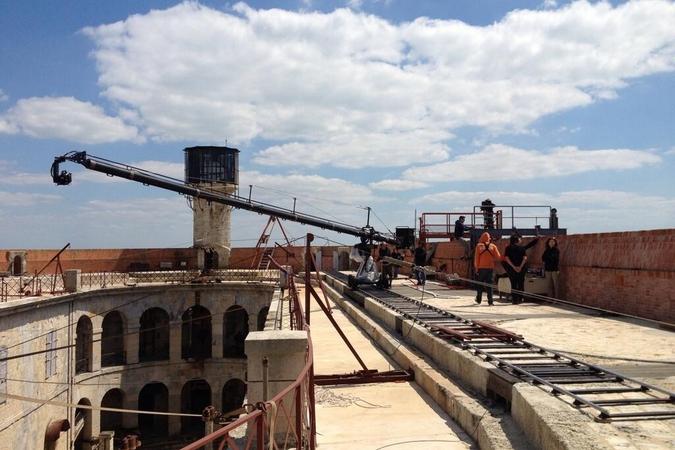 Fort Boyard 2013 : La terrasse en pleine prépa... (03/06/2013)