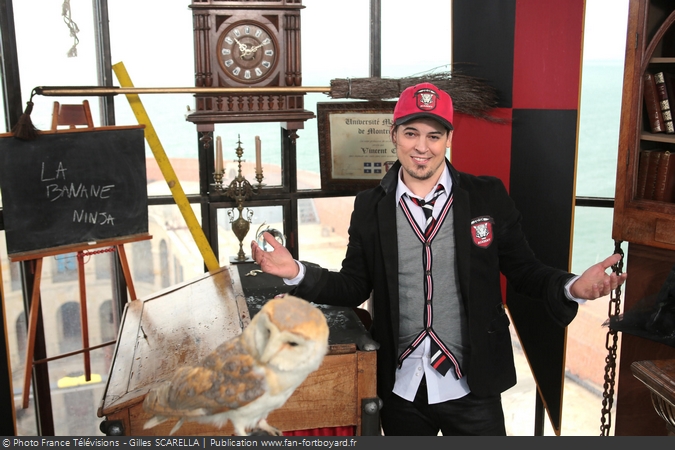 Fort Boyard 2014 - Le magicien Vincent C. dans la vigie