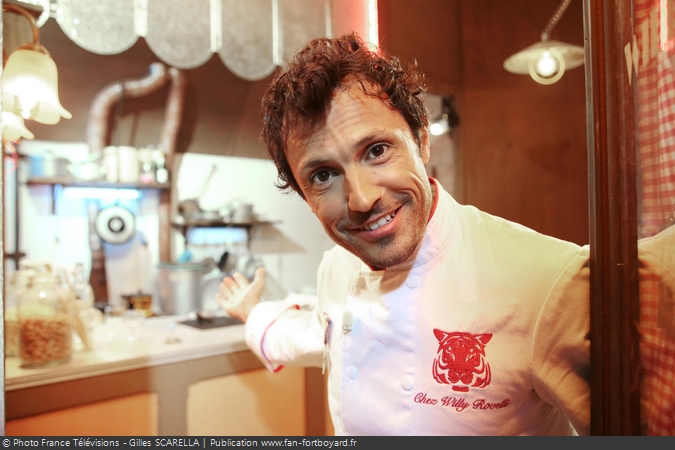 Fort Boyard 2014 - Le cuisinier Willy ROVELLI dans son restaurant