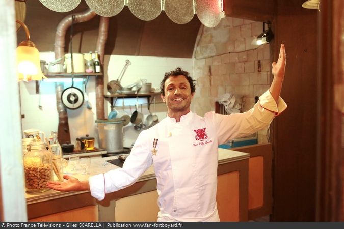 Fort Boyard 2014 - Le cuisinier Willy ROVELLI dans son restaurant