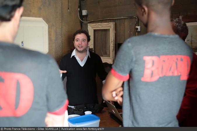 Fort Boyard 2014 - Benjamin GRAMAGE, chargé du briefing des candidats