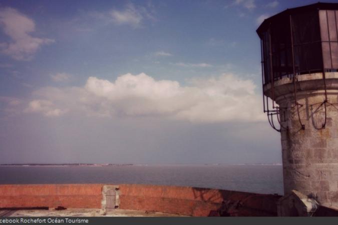 Fort Boyard 2014 : Vue depuis la terrasse du Fort Boyard (03/04/2014 - ROT)