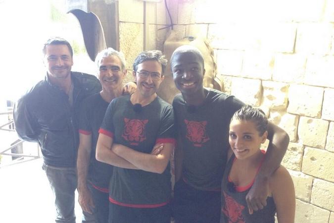 Fort Boyard 2014 : Une partie de l'équipe 7 (30/05/2014 - B. Patino)