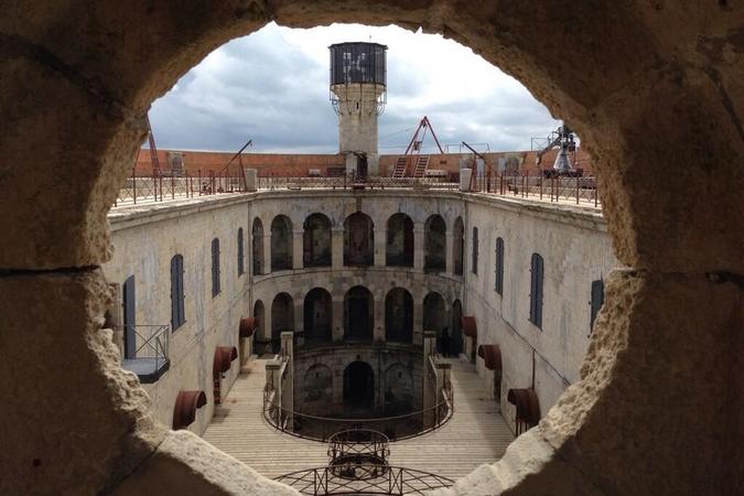 Fort Boyard 2014 : La cour intérieure (03/06/2014 - J. Magne)