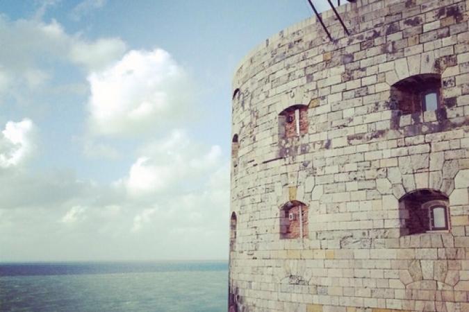 Fort Boyard 2014 : Vue extérieur du Fort Boyard (23/05/2014 - D. Wespiser)