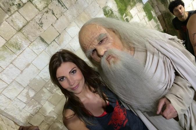 Fort Boyard 2014 : Alexandra ROSENFELD et le Père Fouras (16/08/2014)