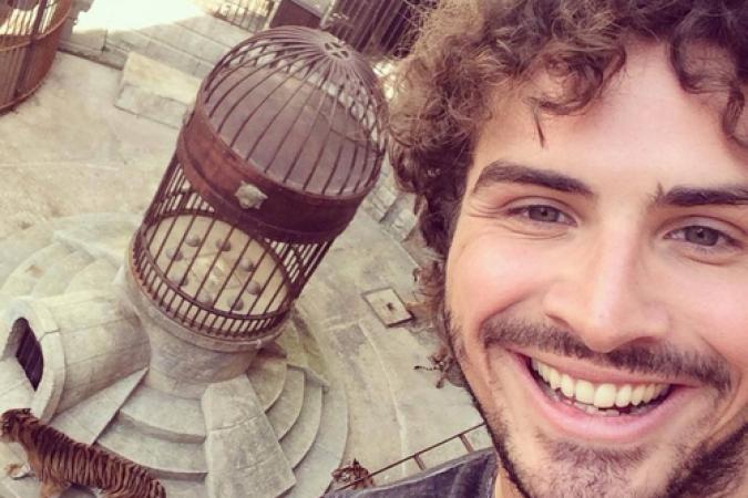 Fort Boyard 2014 : Maxime MUSQUA devant la Salle du Trésor de Fort Boyard ! (28/05/2014 - M. Musqua)