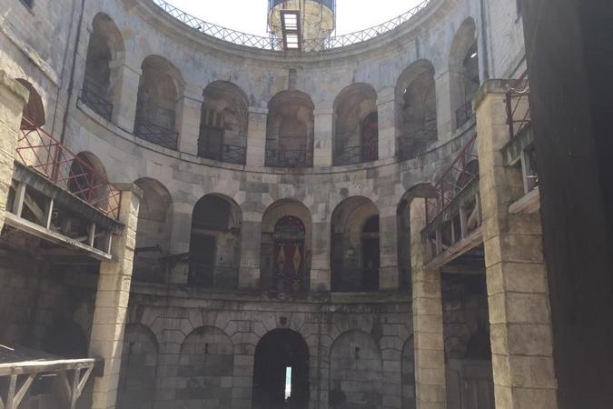 Fort Boyard 2015 : Vue de la cour intérieure (22/05/2015)