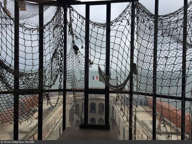 Fort Boyard 2015 : Vue de la cour intérieure (18/04/2015)