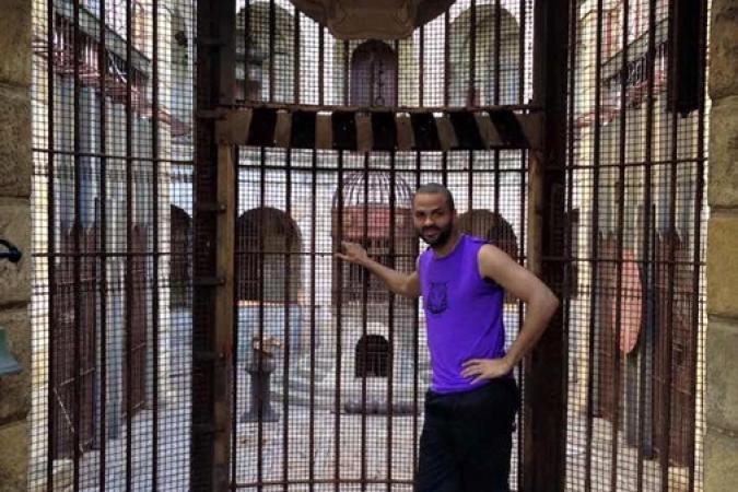 Fort Boyard 2015 : Tony PARKER devant la Salle du Trésor (25/05/2015)