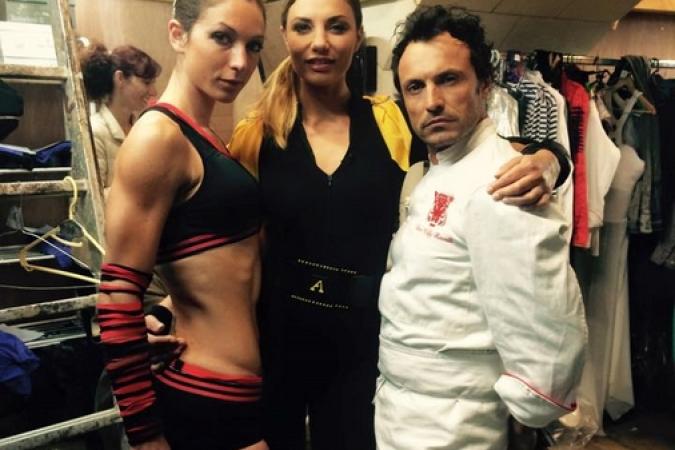 Fort Boyard 2015 : Lady Boo, Ariane BRODIER et Willy ROVELLI (26/05/2015)