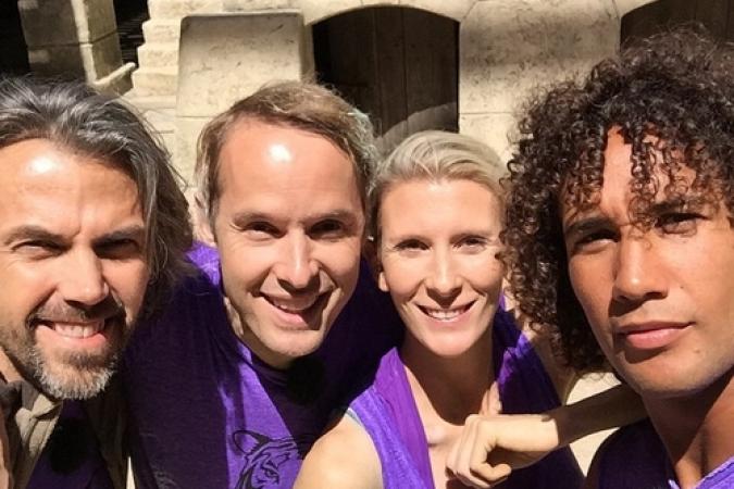 Fort Boyard 2015 : Aymeric CARON, Hélène GATEAU, Damien THEVENOT, Laurent MAISTRET (27/05/2015)