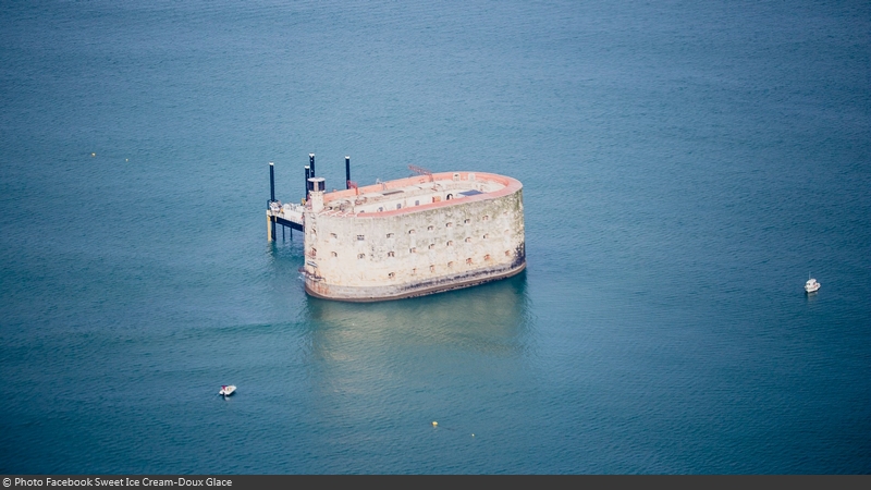 Fort Boyard 2015 : Vue aérienne (28/04/2015)